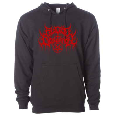 Red Logo - -Midweight Hooded Sweatshirt Thumbnail
