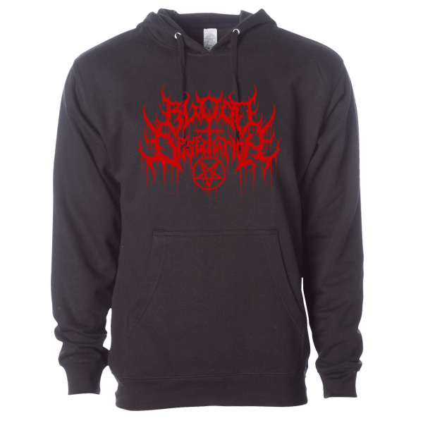 Red Logo - -Midweight Hooded Sweatshirt Thumbnail